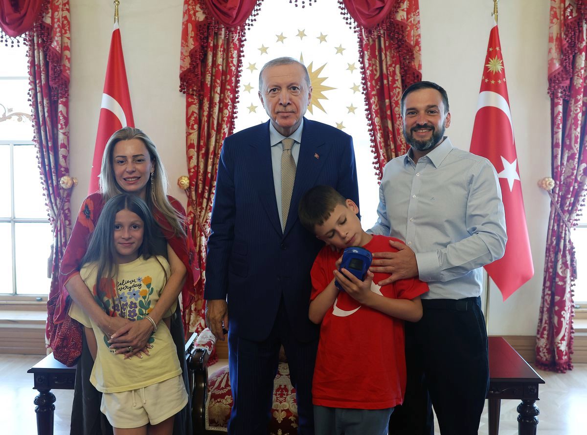 Erdoğan'dan otizmli Joshua Harris'e kabul