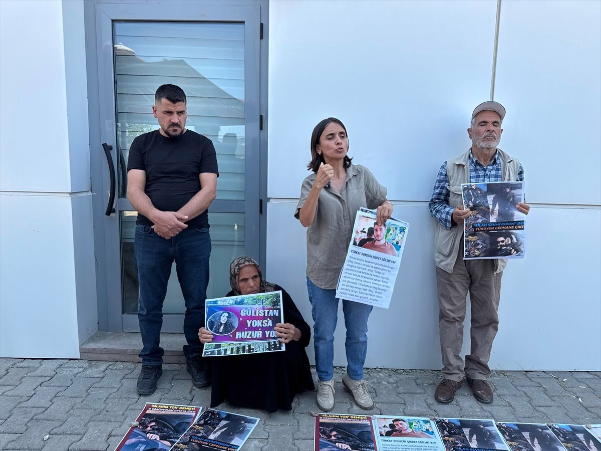 Gülistan Doku'nun annesi ve ablası Tunceli Adliyesi önünde açıklama yaptı