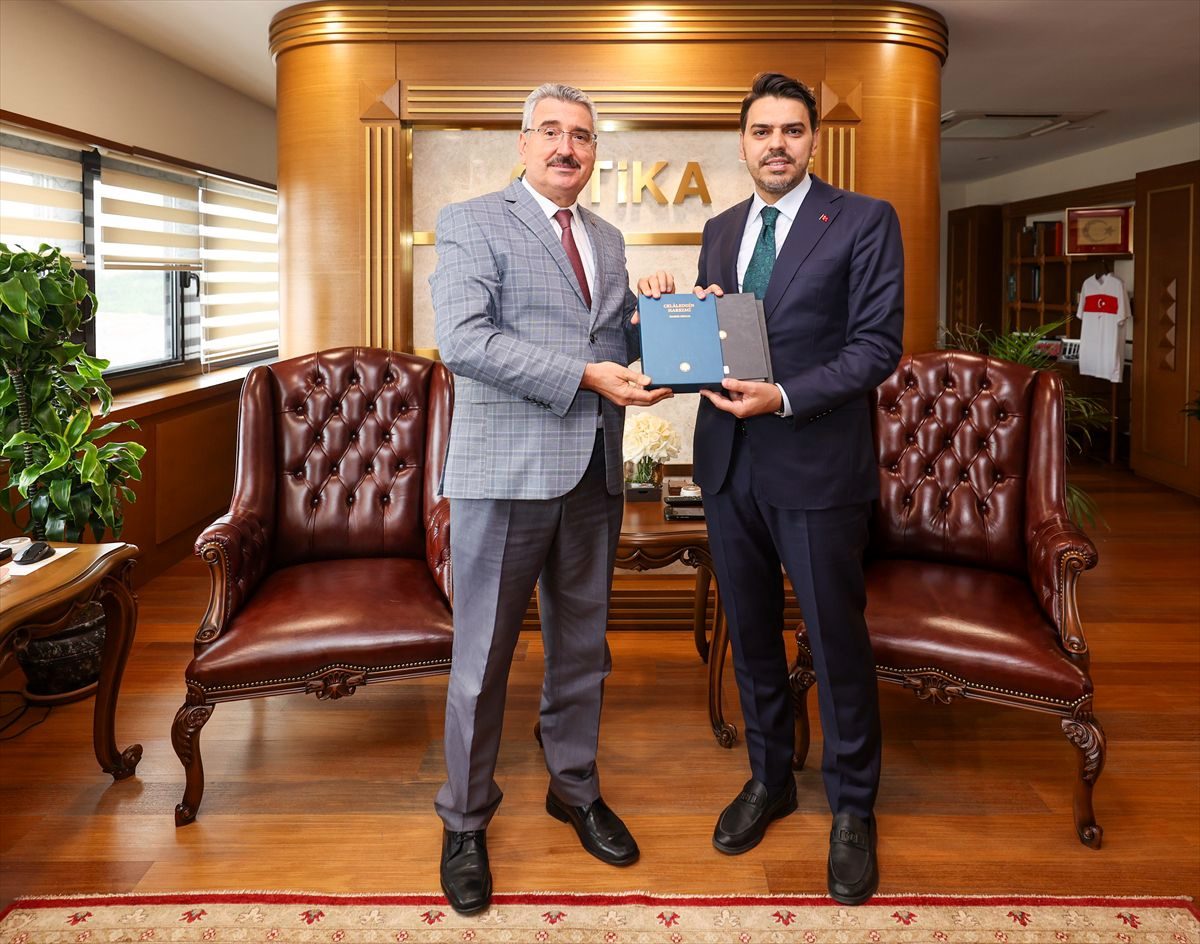 Tekirdağ NKÜ Rektörü Şahin, TİKA Başkanı Eren'i ziyaret etti