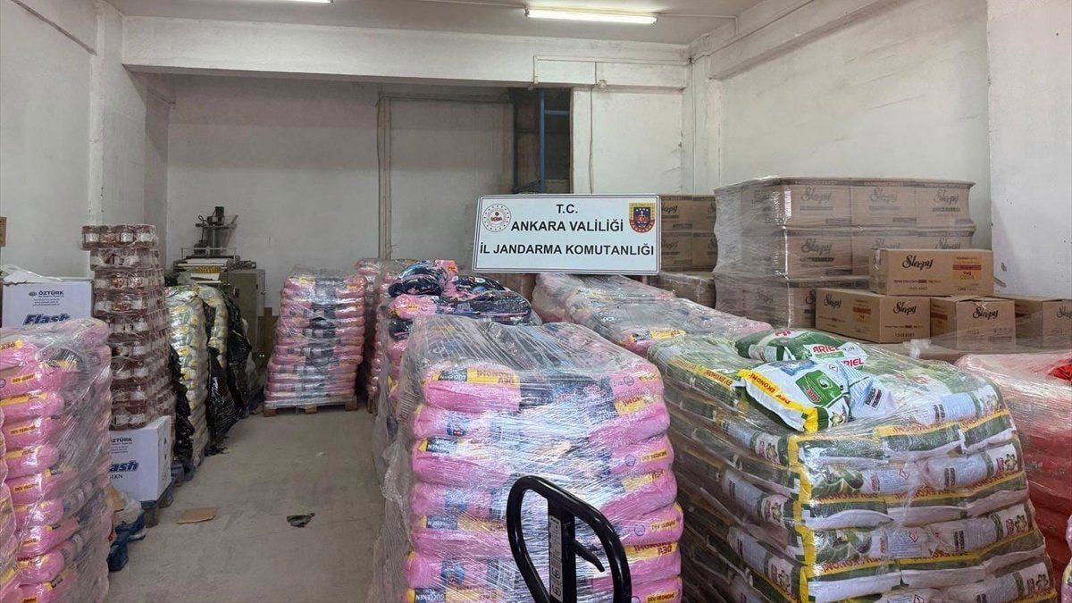 Ankara'da 27 milyon liralık sahte ürün ele geçirildi