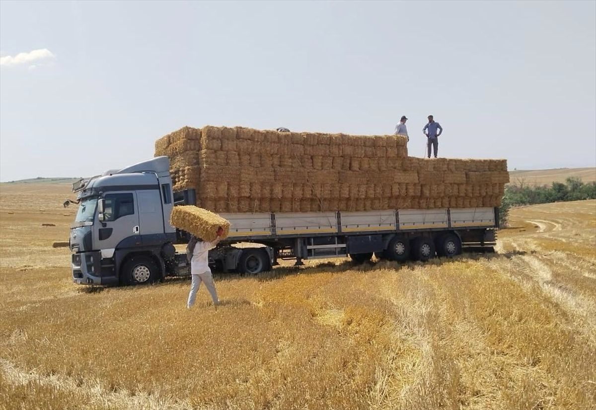 Çiftçiden Yangın Bölgesine 1200 Balya Saman