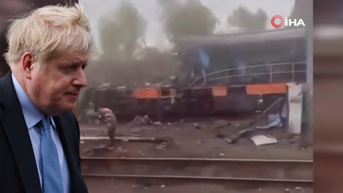 Rusya, eski İngiltere Başkanı Johnson'ın bulunduğu tren hattını vurdu