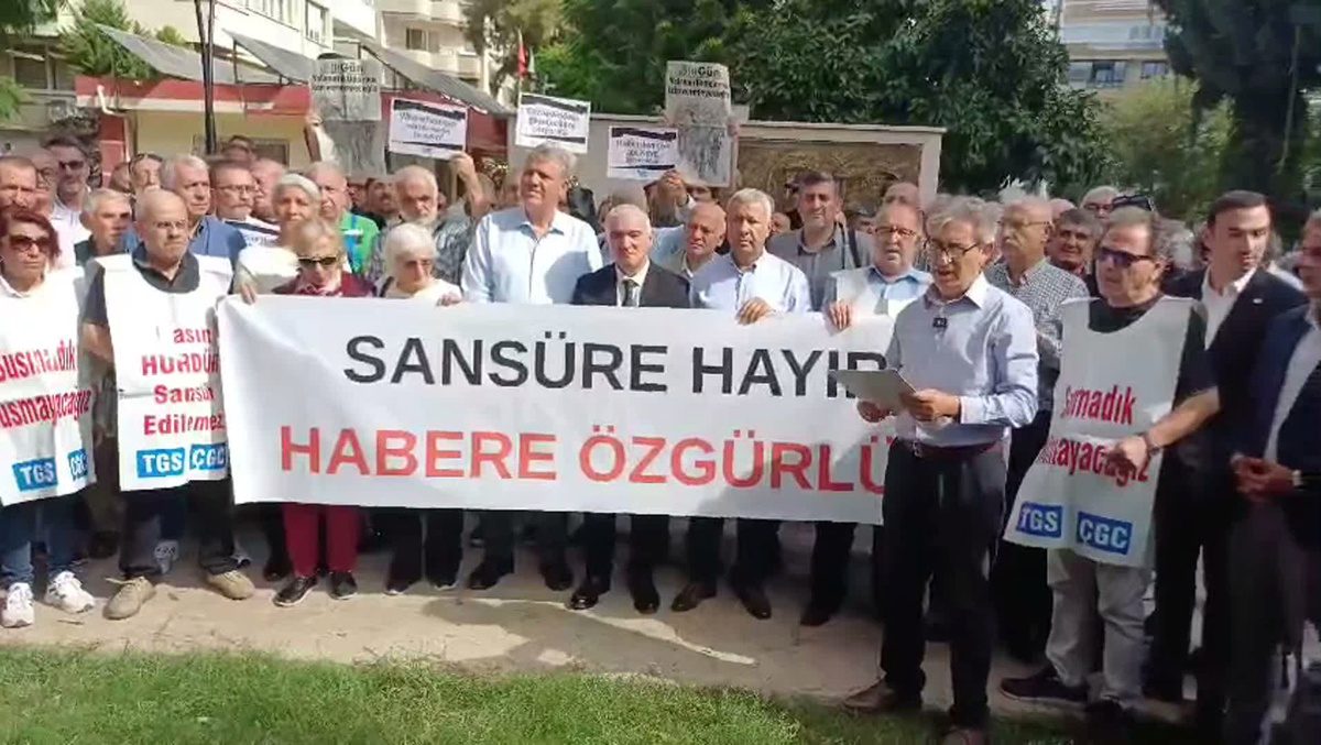 Adana'da üç basın örgütü tutuklu gazetecilerin serbest bırakılmasını istedi