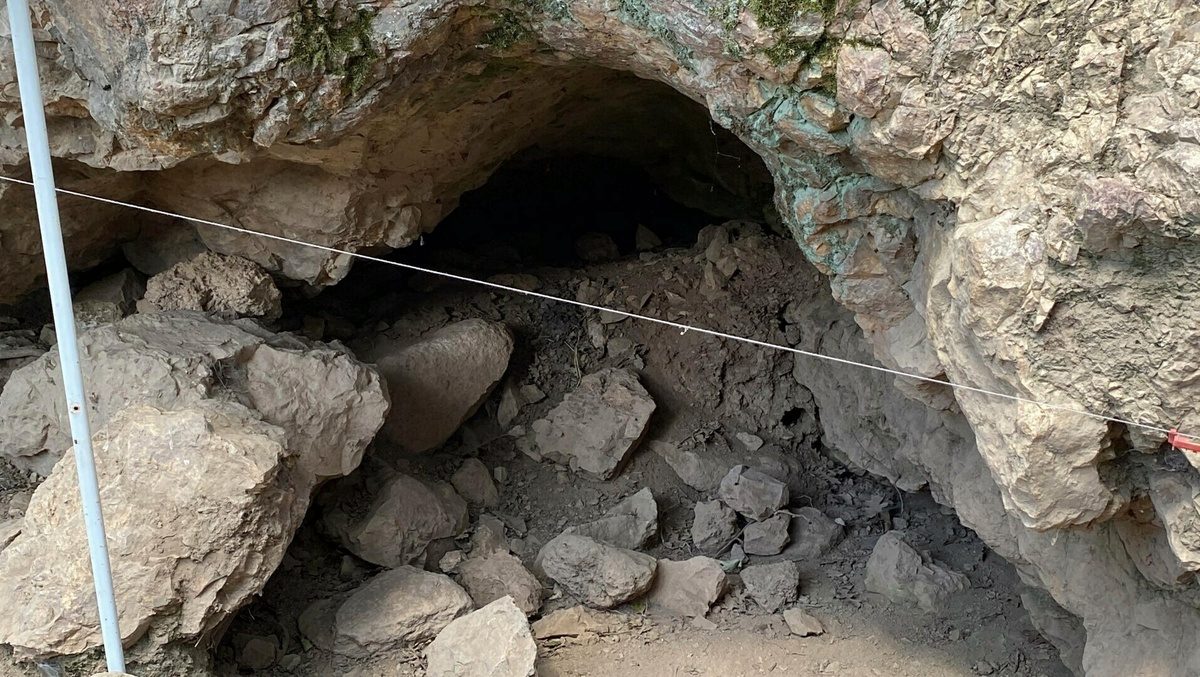 Çanakkale Çan'daki 86 bin yıllık İnkaya Mağarası'nda 130 metrelik çakmaktaşı bulundu