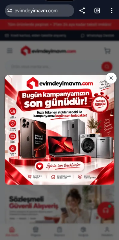 Evimdeyim.com Hakkında Bomba İddialar: Arçelik Bayiliği, ETBİS Kaydı ve Peşinat Soruları!