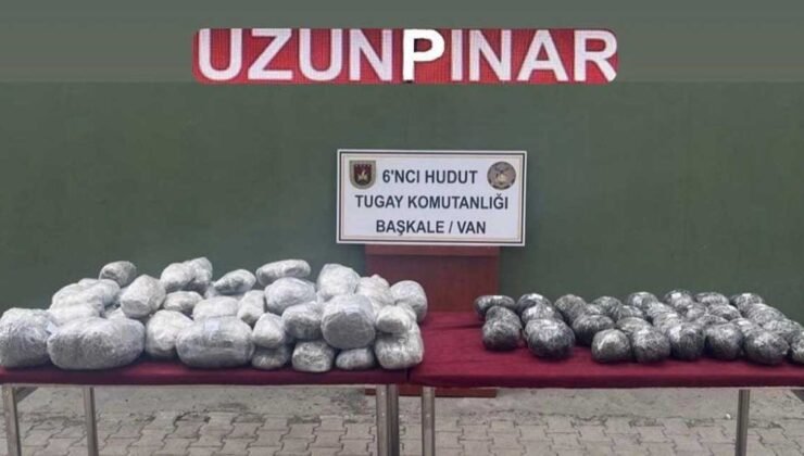 Van’da 57 kilogram uyuşturucu ele geçirildi