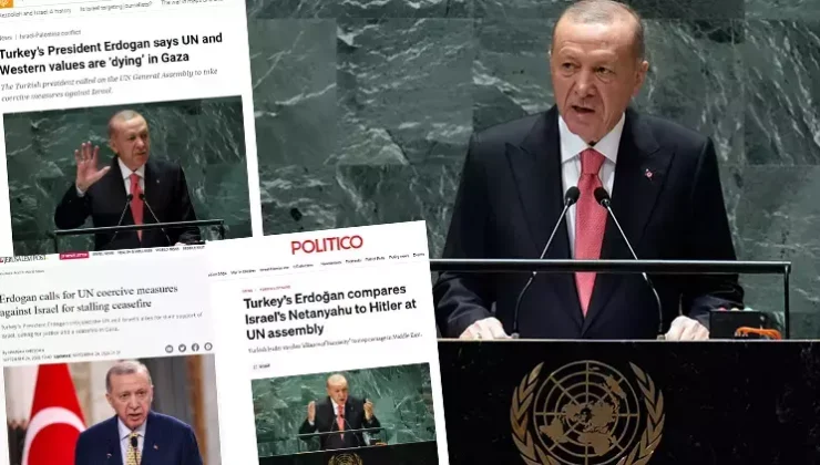 Cumhurbaşkanı Erdoğan’ın BM konuşması dünya basınında