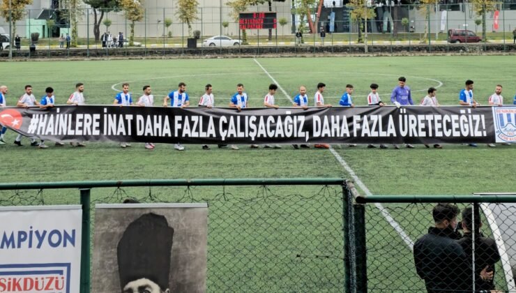 Trabzon’da iki komşu ilçe takımın maç öncesinde anlamlı mesajı