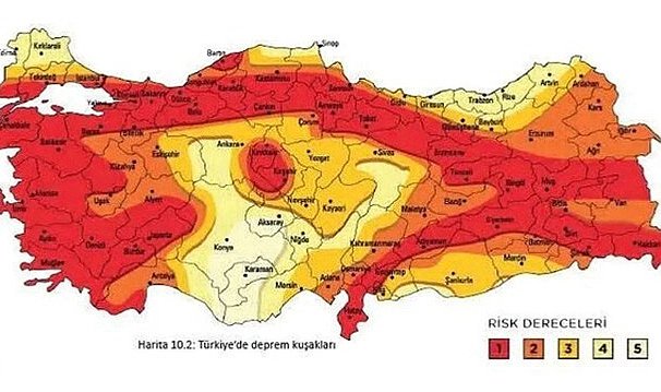 Birinci Derece Deprem Riski Olan İller Açıklandı?