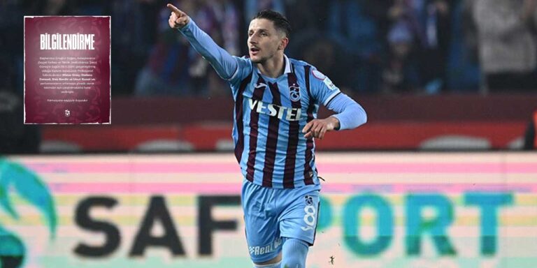 Trabzonspor’da üst üste mağlubiyetler sonrası 4 futbolcu kadro dışı kaldı