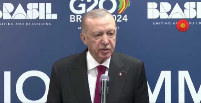 Cumhurbaşkanı Erdoğan G20 sonrası Birleşmiş Milletler’e yüklendi