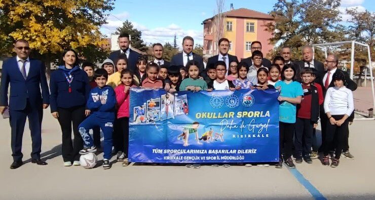 Kırıkkale’de ilkokullarda spor projesi hız kesmeden devam ediyor