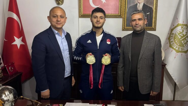 Başkan Önal Kırıkkaleli şampiyonu ağırladı