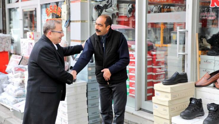 Kars Valisi Ziya Polat’tan esnaf ziyareti