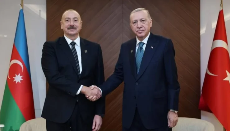 Erdoğan ve Aliyev Bişkek’te bir araya Geldi