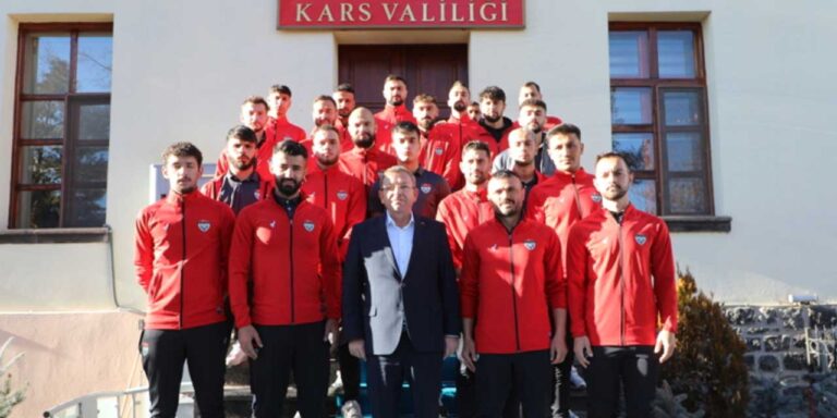 Kars36 Spor’dan Vali Ziya Polat’a destek ziyareti