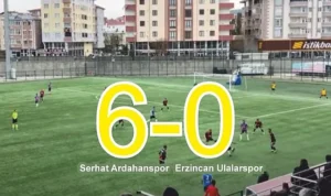 Serhat Ardahanspor, rakibini gol yağmuruna tuttu