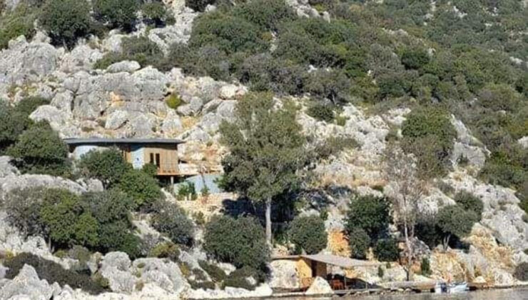 Kaçak villaya yıkım kararı