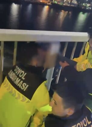 Osmangazi Köprüsü’nde hayat kurtaran müdahale