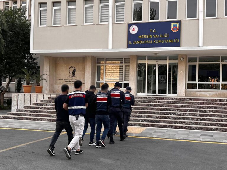 Mersin’de PKK/KCK operasyonu: 5 şüpheli tutuklandı