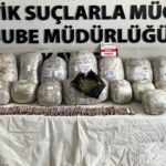 36 kilo uyuşturucu ve 955 hap ele geçirildi