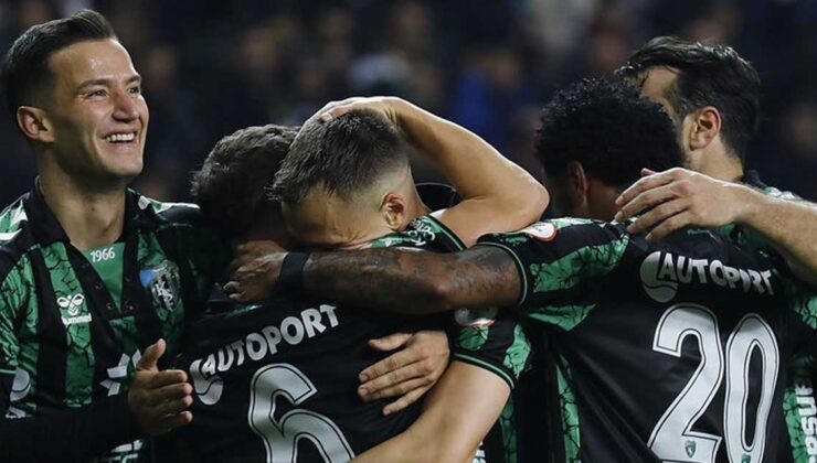 Kocaelispor, Adanaspor karşısında hata yapmadı: Liderliğini sürdürdü