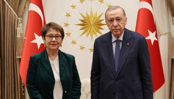 Cumhurbaşkanı Erdoğan, Avrupa İmar ve Kalkınma Bankası Başkanıyla görüştü