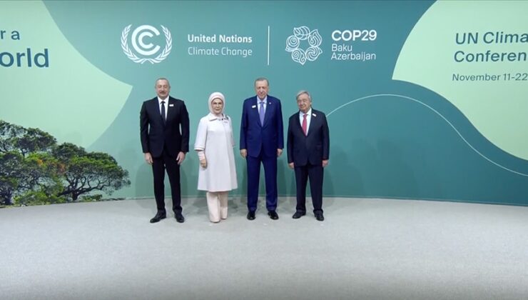Cumhurbaşkanı Erdoğan COP29 Dünya Liderleri İklim Zirvesi’nde