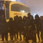Kars 36 Spor deplasman dönüşü kötü hava koşullarına takıldı