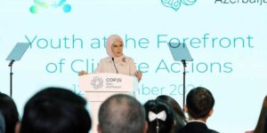 Emine Erdoğan, Bakü’de Sıfır atık projesini anlattı