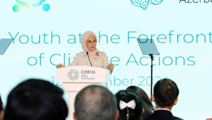 Emine Erdoğan, Bakü’de Sıfır atık projesini anlattı