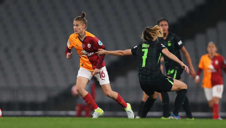 Galatasaray Petrol Ofisi, Şampiyonlar Ligi’nde Wolfsburg’a farkı mağlup oldu