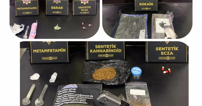 Niğde’de zehir tacirlerine darbe