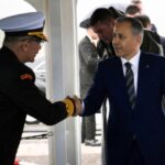 Bakan Yerlikaya TCSG Umut Gemisi’ni ziyaret etti: Mavi Vatan’ımızdayız