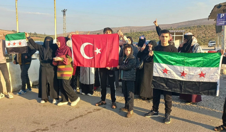 Suriye’de özgürlük kutlamaları