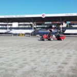Fethiye Şehir Stadı zemini bakıma alındı