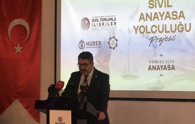 HUDER’den Türkiye’nin Sivil Anayasa Yolculuğu Projesi!