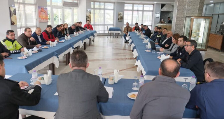 Kemer’de afet koordinasyon toplantısı gerçekleşti