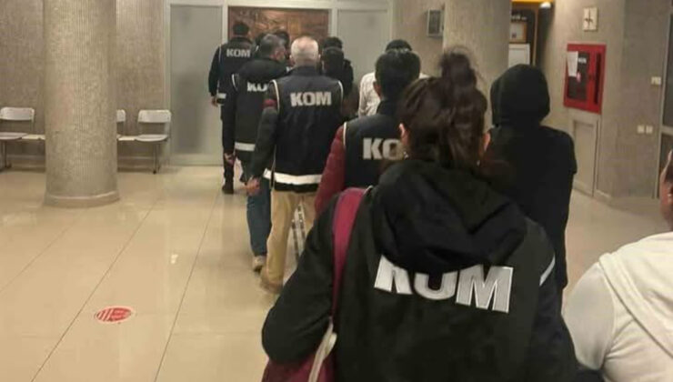 Antalya’da gasp şüphelisi 7 kişi tutuklandı