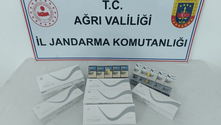 Ağrı’da 5 bin 435 paket kaçak sigara yakalandı