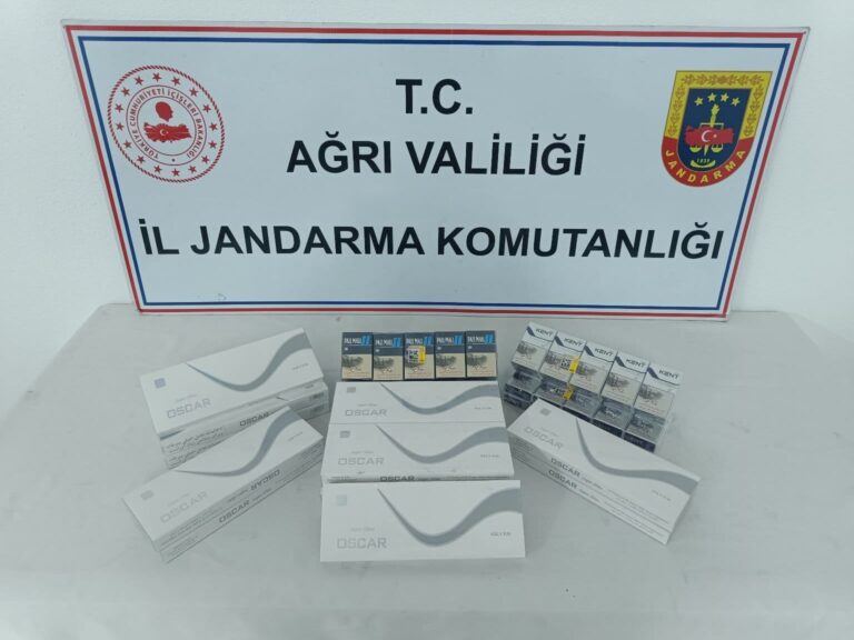 Ağrı’da 5 bin 435 paket kaçak sigara yakalandı