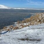 Çıldır Gölü dondu