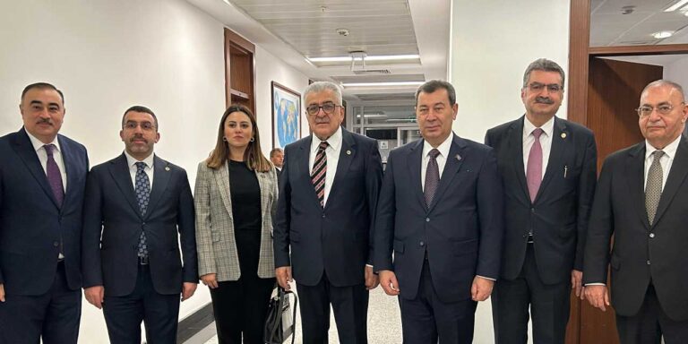 Kars Milletvekili Adem Çalkın, Azerbaycan Ankara Büyükelçisi Rashad Mammadov ile görüştü