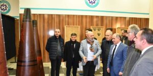 KAÜ’de “Geçmişin İzinde” temalı kişisel heykel sergisi açılışı yapıldı