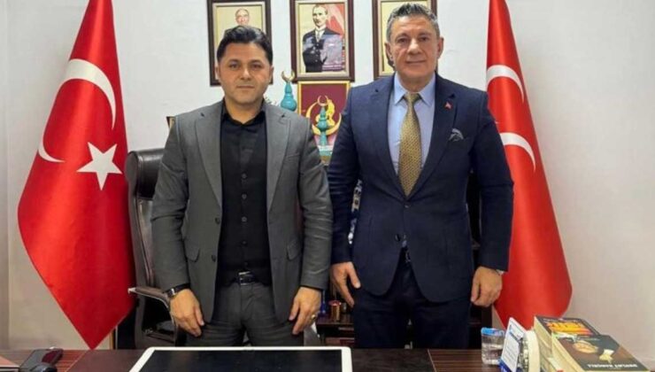MHP MYK Üyesi Gökhan Türkeş Öngel, Kars İl Başkanı Tolga Adıgüzel’i ziyaret etti