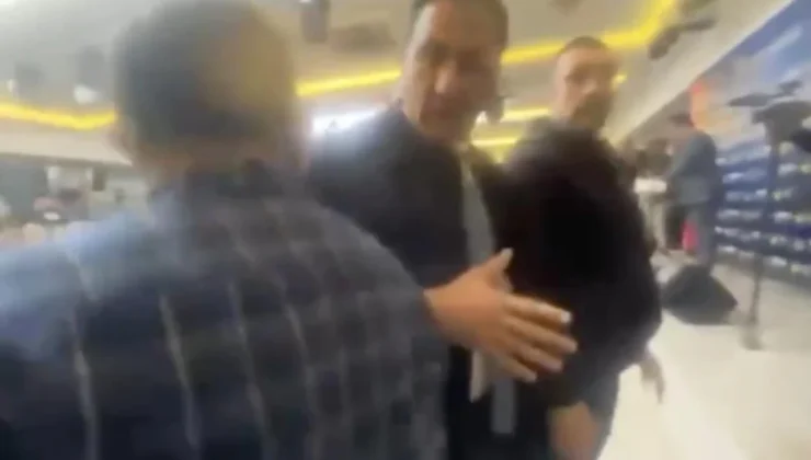 Müsavat Dervişoğlu’nun korumaları ile gazeteciler Çorum’da tartıştı!