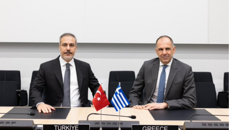 Fidan ve Yerapetritis Brüksel’de buluştu