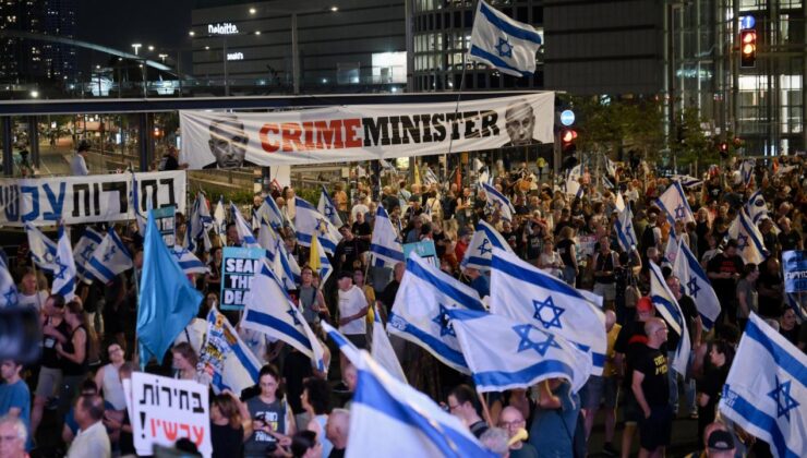 İsrailliler, katil Netanyahu’nun istifasını istiyor!