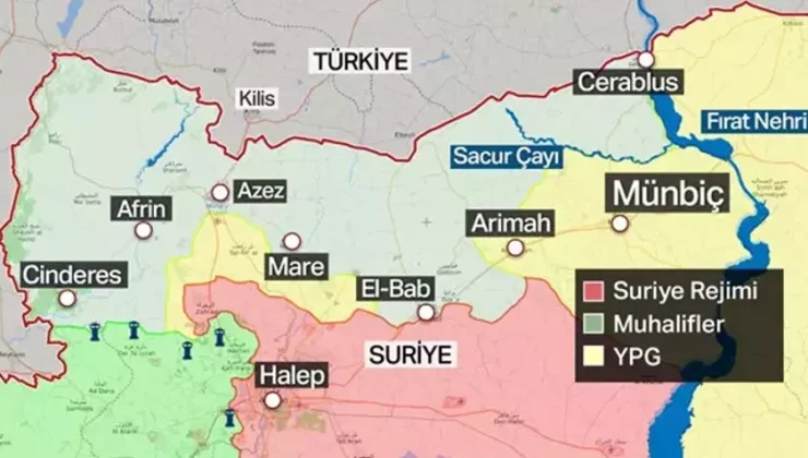 Münbiç’te Suriye Milli Ordusu kontrolü ele alıyor!