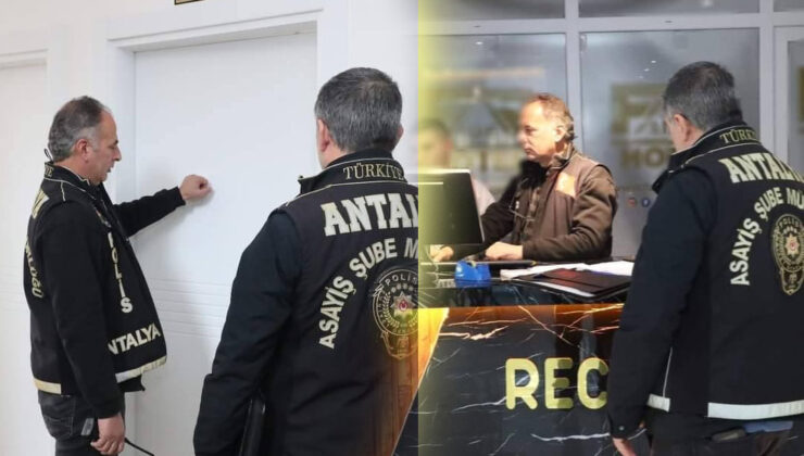 Antalya’da günübirlik konaklama yerlerine operasyon